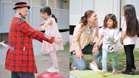 Foto från veckoverksamhet i Bromma